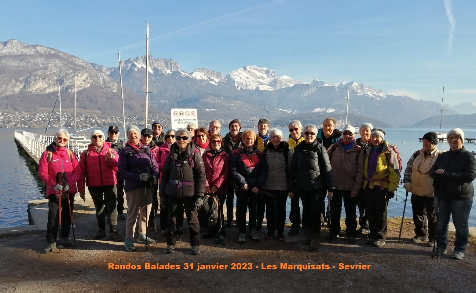 Rando Balade 31 01 2023 Les Marquisats - Sevrier